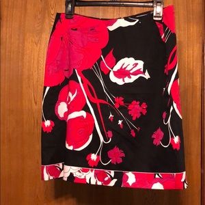 Floral Pencil Skirt